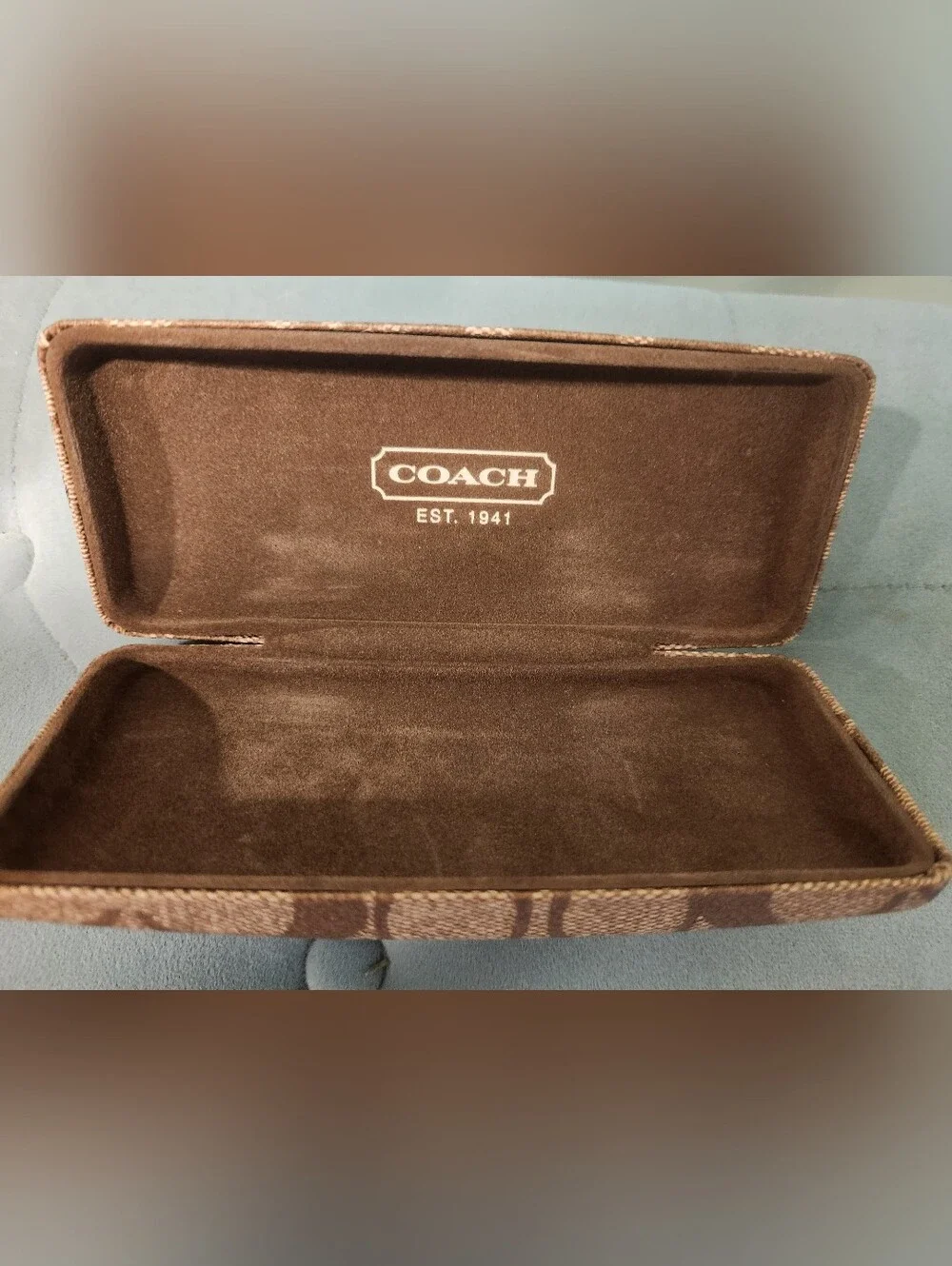 Coach Signature Eyeglass Case